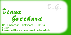 diana gotthard business card